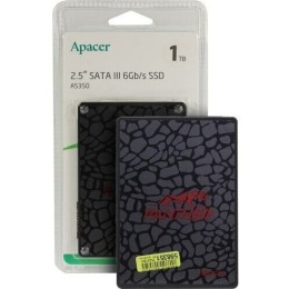 Твердотельный накопитель SSD 1Tb Apacer Panther AS350X, [AP1TBAS350XR-1], 2.5" SATA III, чтение: 560 МБ/с, запись: 540 МБ/с, 3D V-NAND